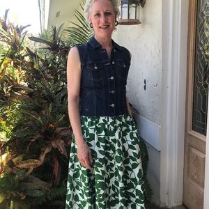 Maurice Jean Vest Dark Wash XS